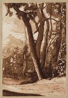 L 028
<br/>
Landschap met bomen
<br/>
<em>Lorrain, Claude (1604/5-1682)</em>